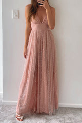 Robe De Mariée Fluide À Sequins - vue 15
