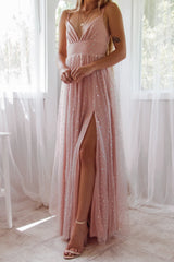Robe De Mariée Fluide À Sequins - vue 16