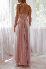 Robe De Mariée Fluide À Sequins - vue 3