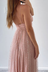 Robe De Mariée Fluide À Sequins - vue 8