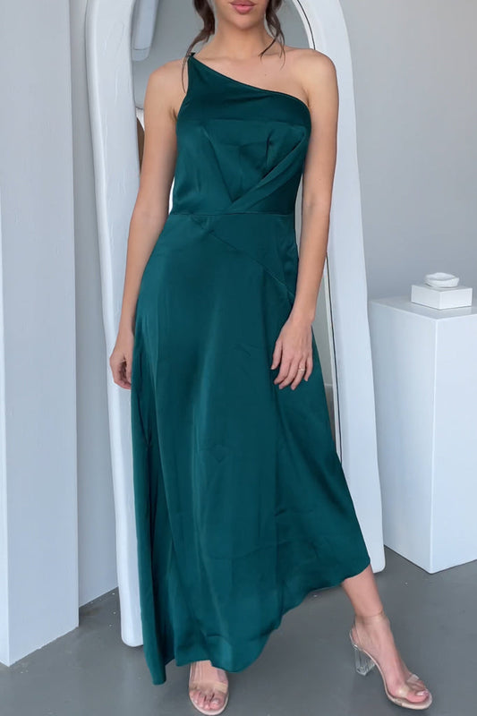 Robe De Mariée Satin Asymétrique - vue 2