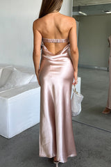 Robe De Mariée Satin Dos Nu Queenie - vue 2