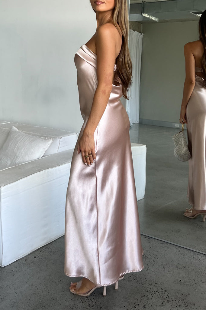 Robe De Mariée Satin Dos Nu Queenie - vue 6
