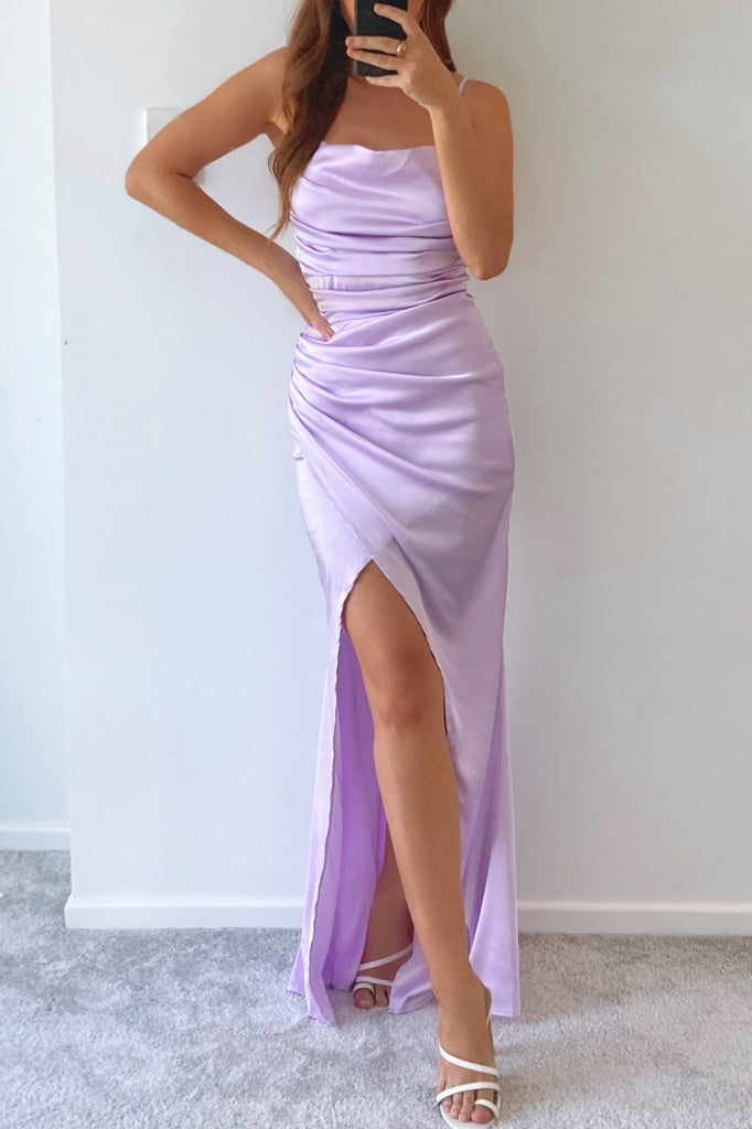 Robe De Mariée Satin Drapée