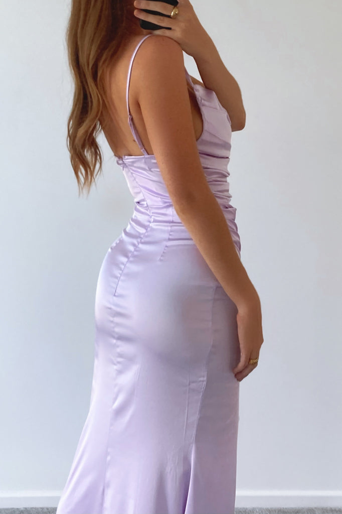 Robe De Mariée Satin Drapée - vue 2