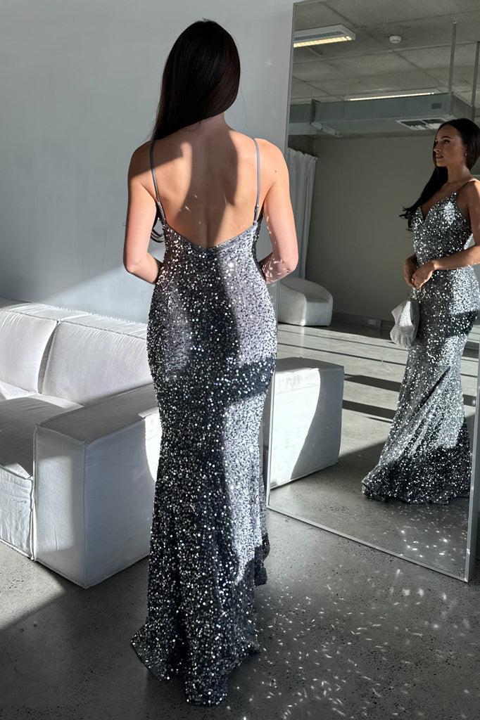 Robe De Mariée Sirène À Sequins Lanessa - vue 2