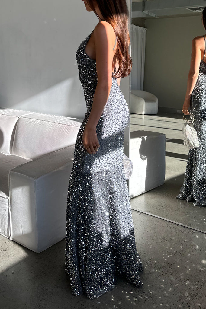 Robe De Mariée Sirène À Sequins Lanessa - vue 4