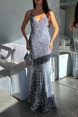 Robe De Mariée Sirène À Sequins Lanessa - vue 5