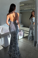 Robe De Mariée Sirène À Sequins Lanessa - vue 7