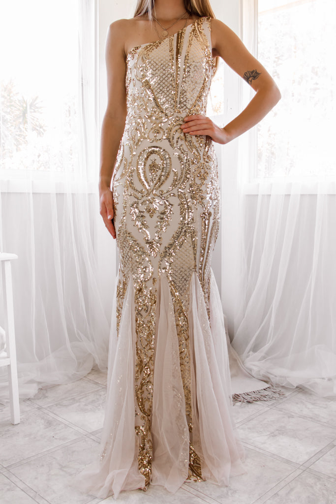Robe De Mariée Sirène Asymétrique Pailletée - vue 10