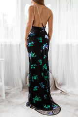 Robe De Réception Asymétrique Irisée - vue 2
