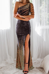 Robe De Soirée Longue Bustier Noire - vue 2