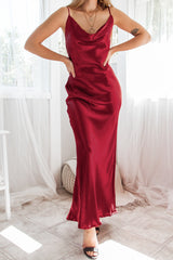 Robe Dos Nu Satin Romantique - vue 1