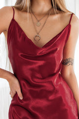Robe Dos Nu Satin Romantique - vue 4