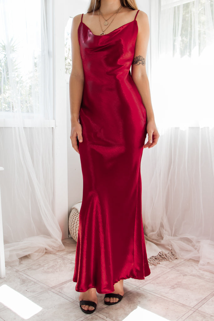 Robe Dos Nu Satin Romantique - vue 7