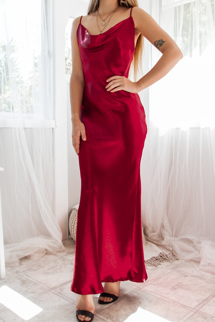Robe Dos Nu Satin Romantique - vue 8