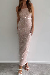 Robe Longue À Sequins - vue 3