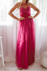 Robe Longue Halter Bohème Chic - vue 10