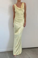 Robe Satin Dos Nu Intemporelle Andie - vue 3