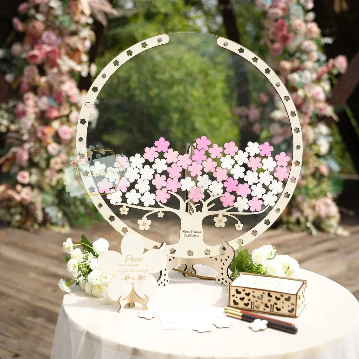 Livre D'or Mariage en fleurs