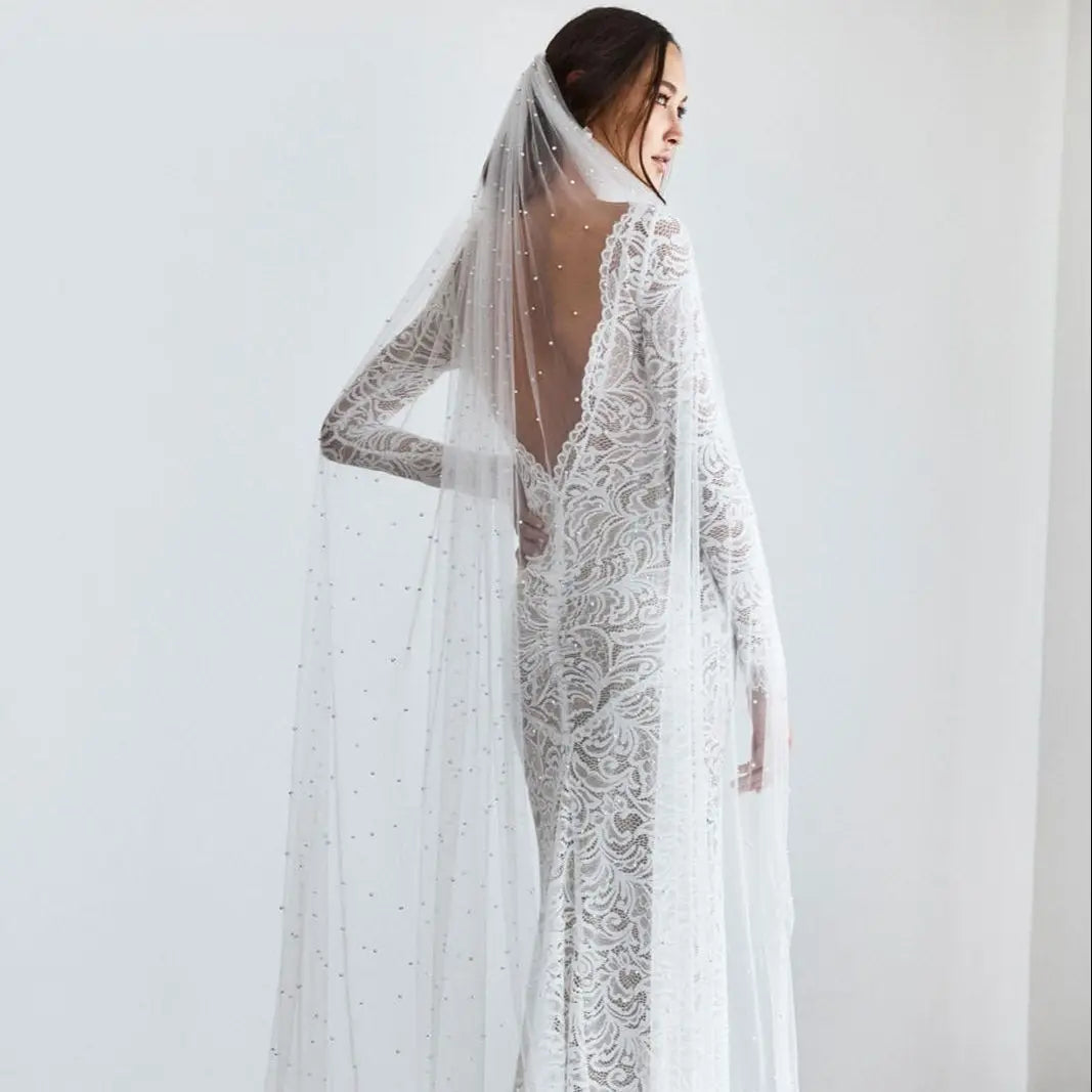 Voile de Mariage Blanc 100cm - vue 3
