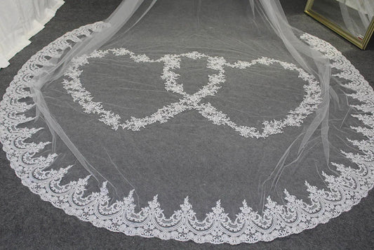 Voile de Mariage Blanc 400 cm - vue 2
