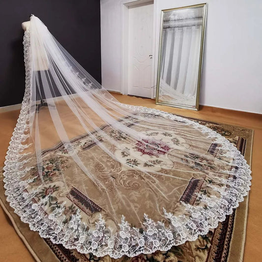 Voile de Mariage Blanc 350cm - vue 2