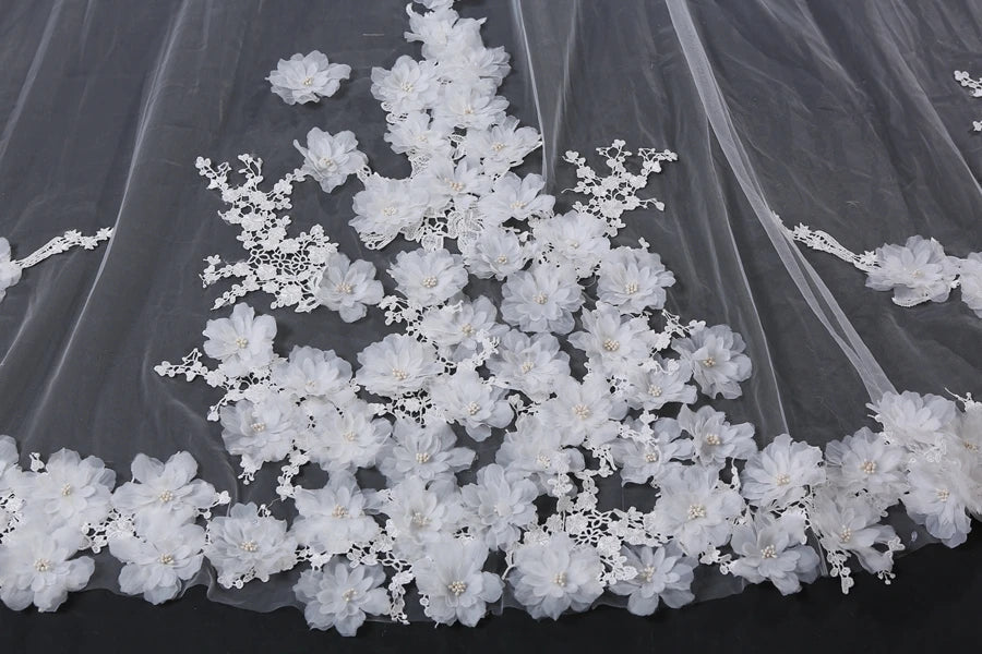 Voile de Mariage Long - 300cm - vue 3