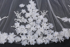Voile de Mariage Long - 300cm - vue 3