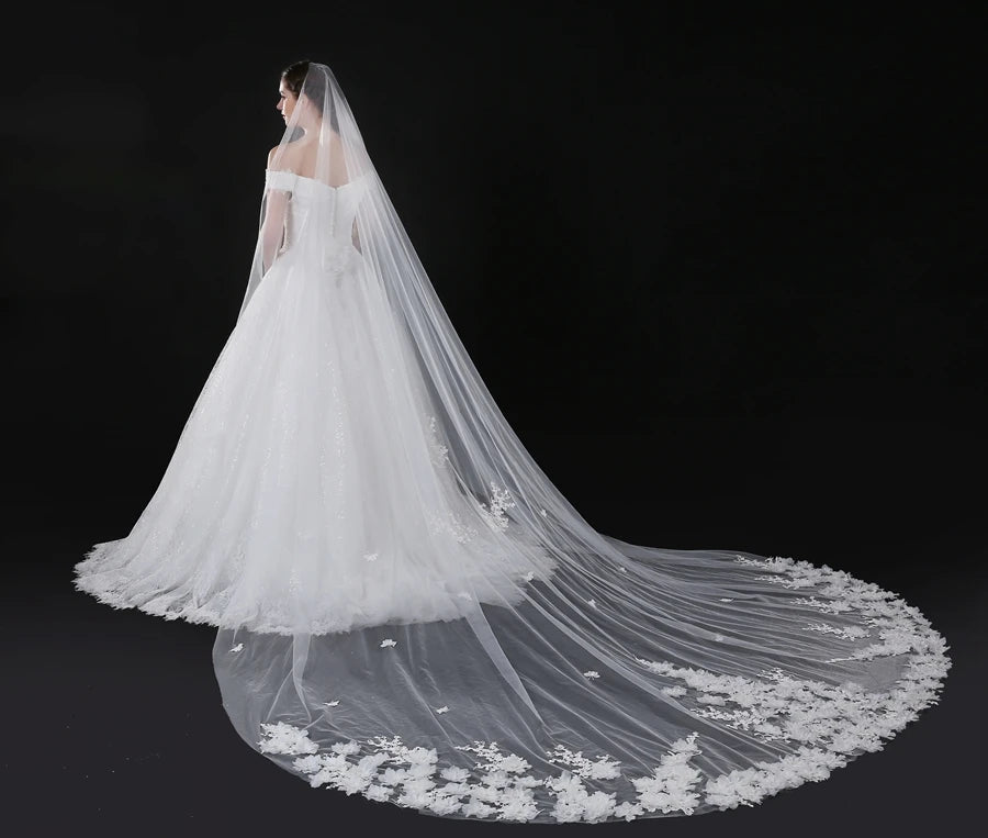 Voile de Mariage Long - 300cm - vue 4