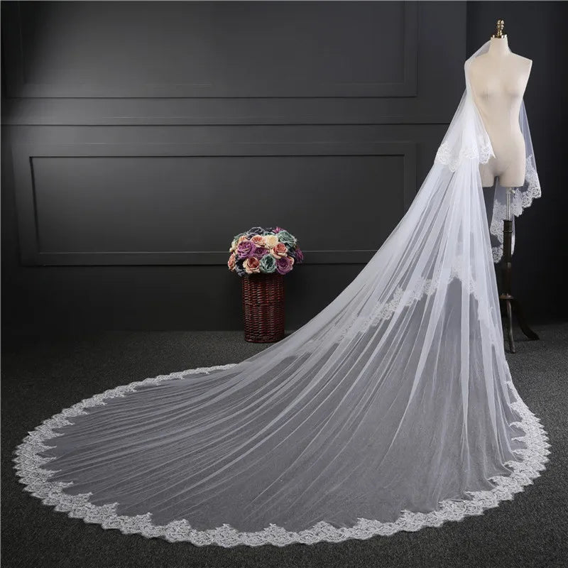 Voile de Mariée Longue 3M - vue 2