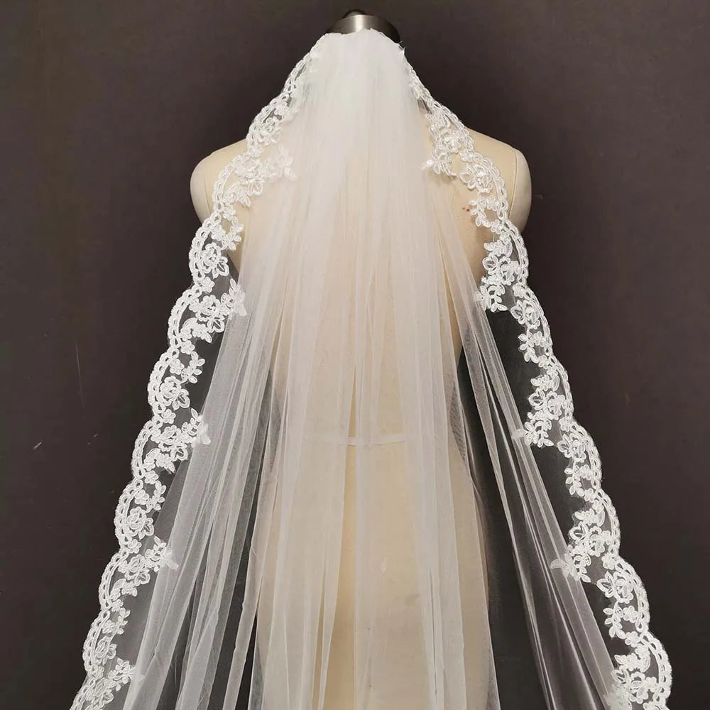 Voile de Mariée Long - vue 3