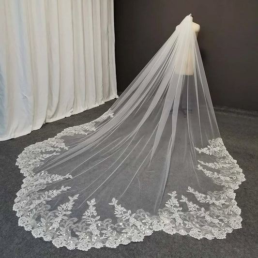Voile de Mariée Blanc - vue 2