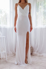 Robe De Mariée Sirène À Sequins
