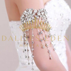 Bracelet de bras, détail des cristaux
