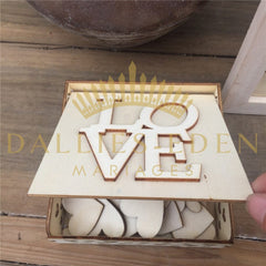 Livre d'or original, coloris bois naturel
